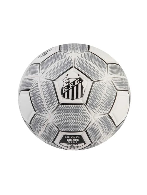 Bola De Campo Santos Umbro Clubes 24 Unissex - Cinza/Preta