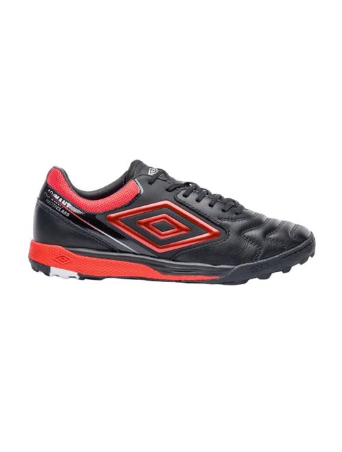 Chuteira Society Umbro Adamant Master Class Pro Bump Masculina - Preta/Vermelha