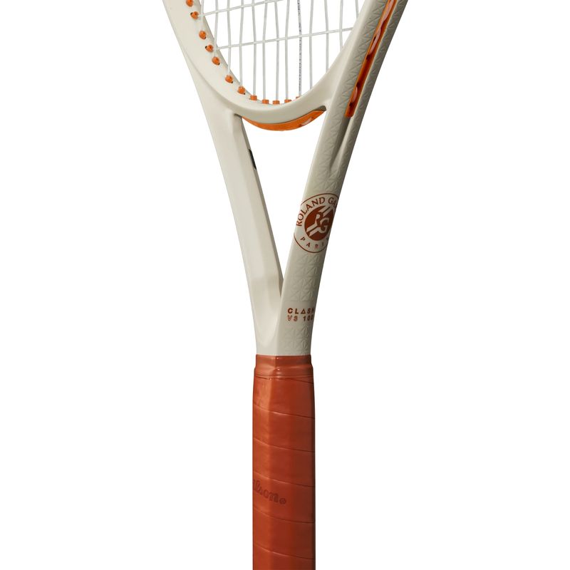 raquete-de-tenis-wilson-clash-2025-100-v3-rg-unissex-branca-laranja