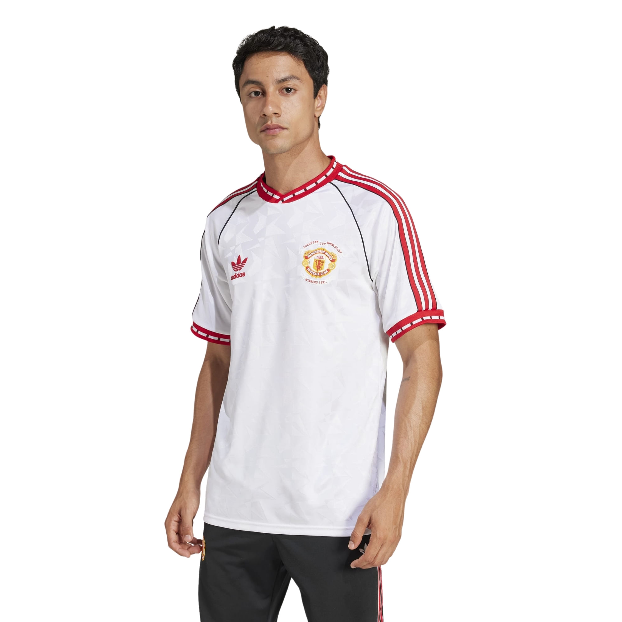 Camisa Manchester United 91 II 25/26 Adidas Jersey Masculina - Branca
