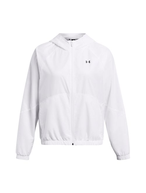 Jaqueta Under Armour Corta Vento Rival Sport Feminina - Branca
