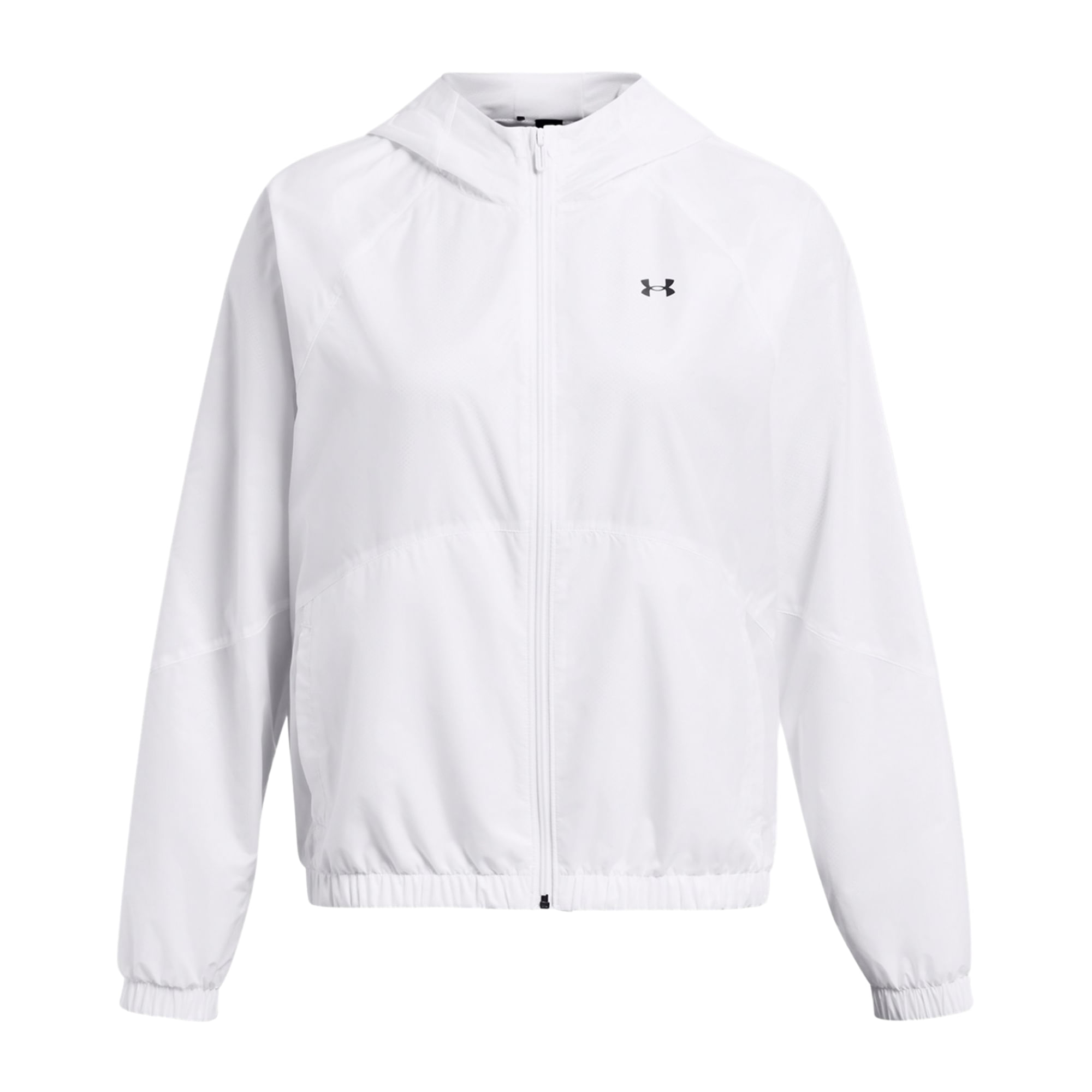 Jaqueta Under Armour Corta Vento Rival Sport Feminina - Branca
