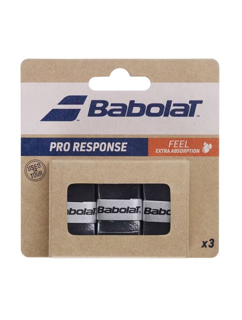 Overgrip Babolat Pro Response X3 Unissex - Preto