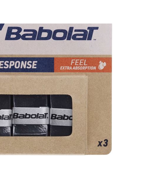 Overgrip Babolat Pro Response X3 Unissex - Preto