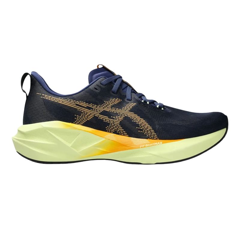 tenis-asics-novablast-5-masculino-marinho-laranja