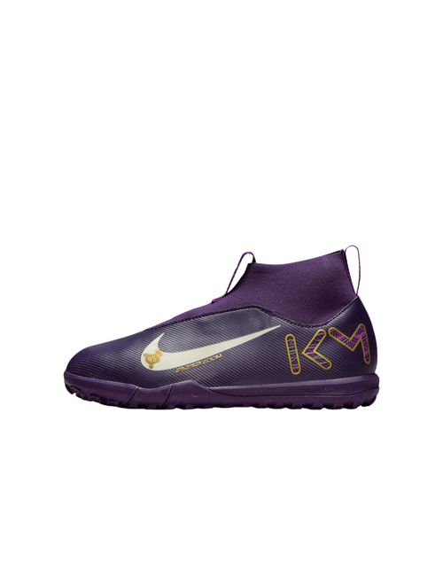 Chuteira Society Nike Mercurial Superfly 10 Academy Kylian Mbappé Infantil - Roxo