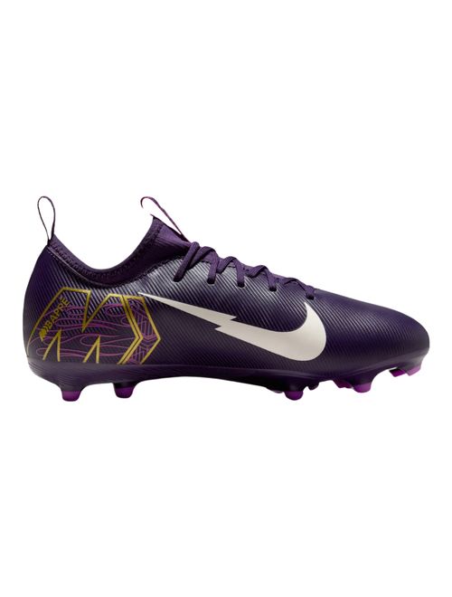 Chuteira Campo Nike Mercurial Vapor 16 Kylian Mbappé Academy Infantil - Roxo