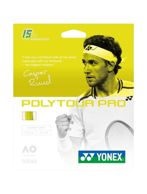 Corda Para Raquete Yonex Encor Poly Tour Pro 15º Aniversário Unissex - Amarela