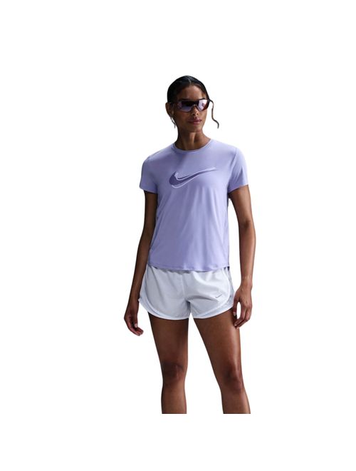 Camiseta Nike One Swoosh Hbr Feminina - Lilás