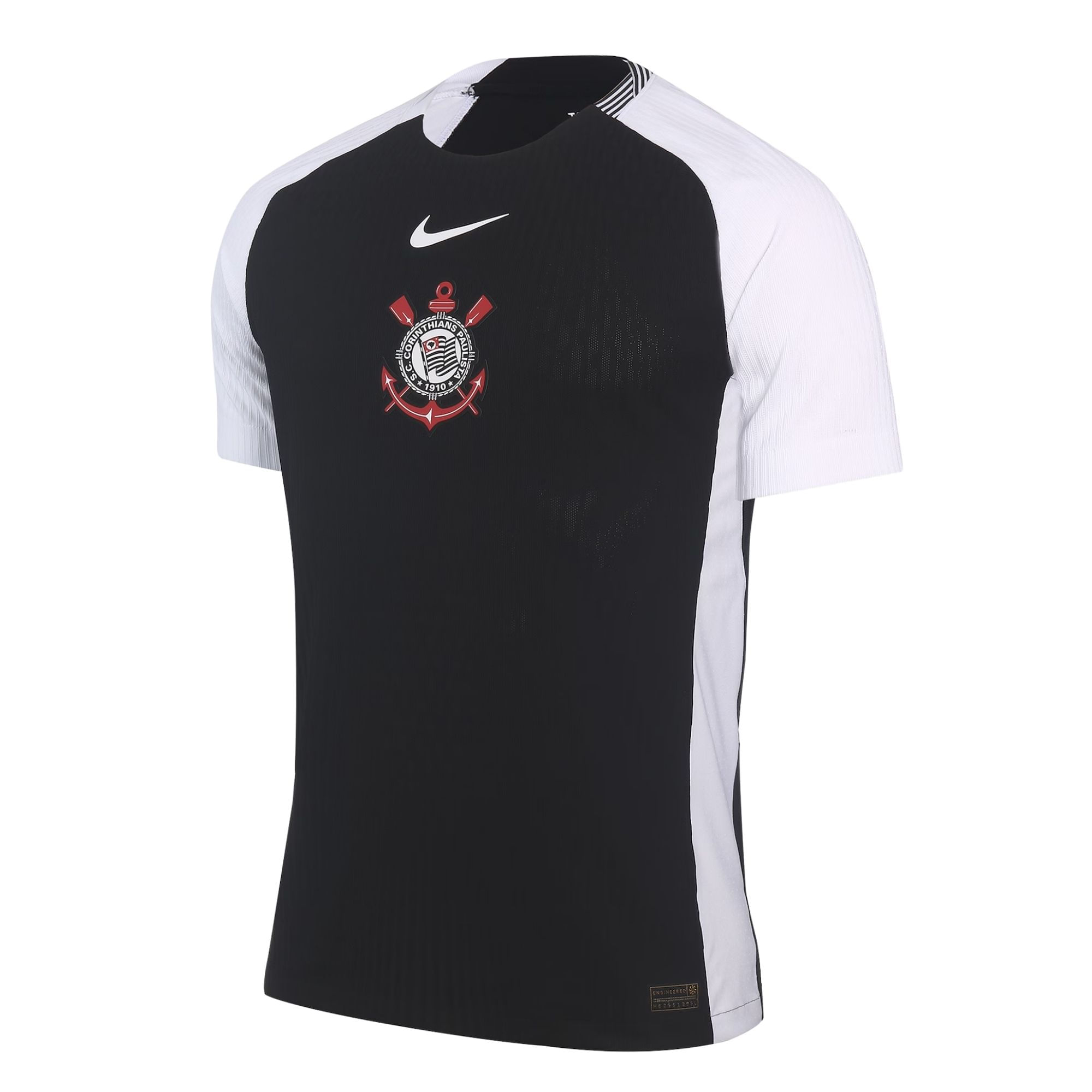 Camisa Corinthians II 25/26 Nike Jogador Masculina - Preta/Branca