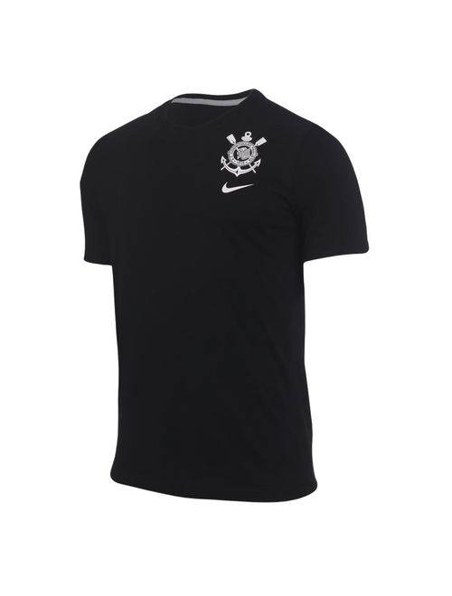 Camiseta Corinthians 25/26 Nike Crest Masculina - Preta