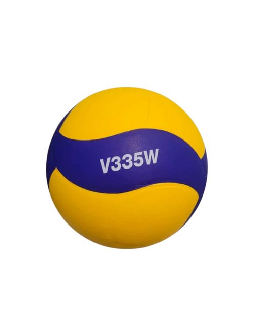 Bola Vôlei Mikasa V335W Padrão Fivb Unissex - Amarela/Azul