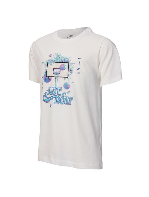 Camiseta Nike Sportswear Jdi Infantil - Branca