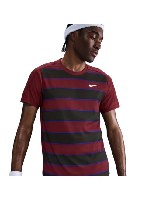 Camiseta Nike Court Slam Dri-Fit Adv Masculina - Bordô