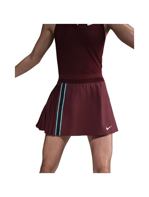Saia Nike Court Slam Dri-Fit Feminina - Bordô