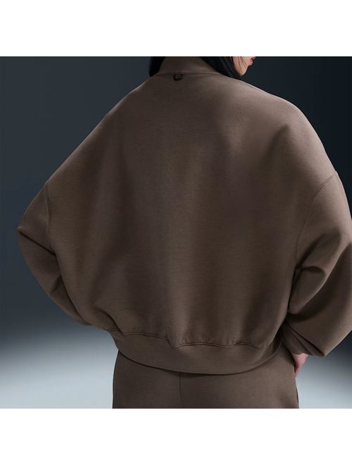 Blusão Nike 24.7 ImpossiblySoft Dri-Fit Oversized Feminino - Marrom