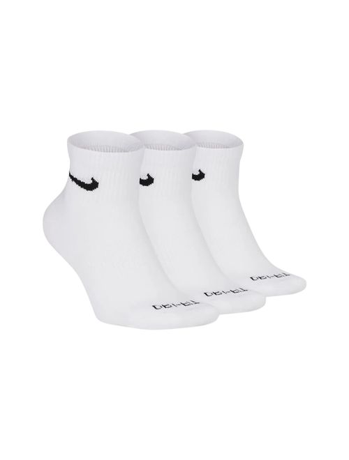 Kit Meias Nike Everyday Plus Cushioned 3 Pares Masculina - Branca