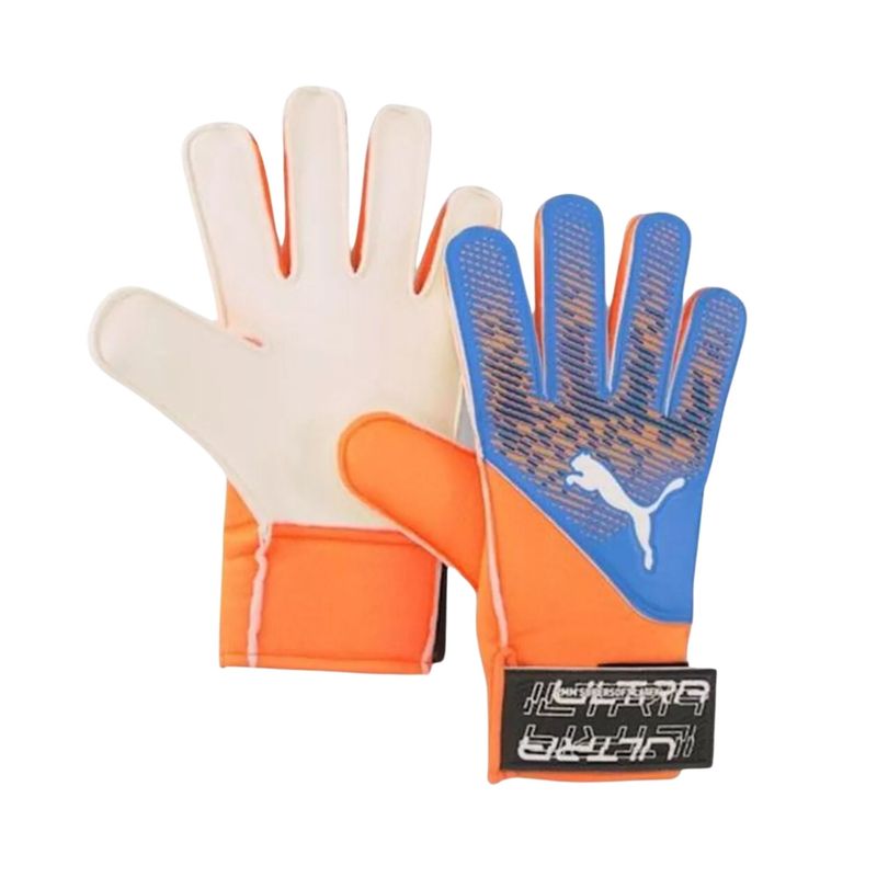 Luva-De-Goleiro-Puma-Ultra-Grip-4-Unissex---Laranja-Azul
