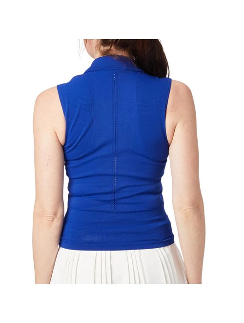 Regata Polo Lacoste Sport Edição Roland Garros Feminina - Azul