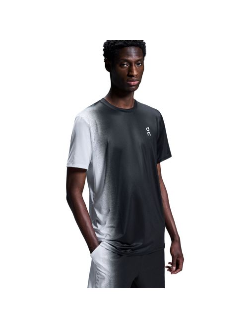 Camiseta On Running Court-T Masculina - Preta/Branca