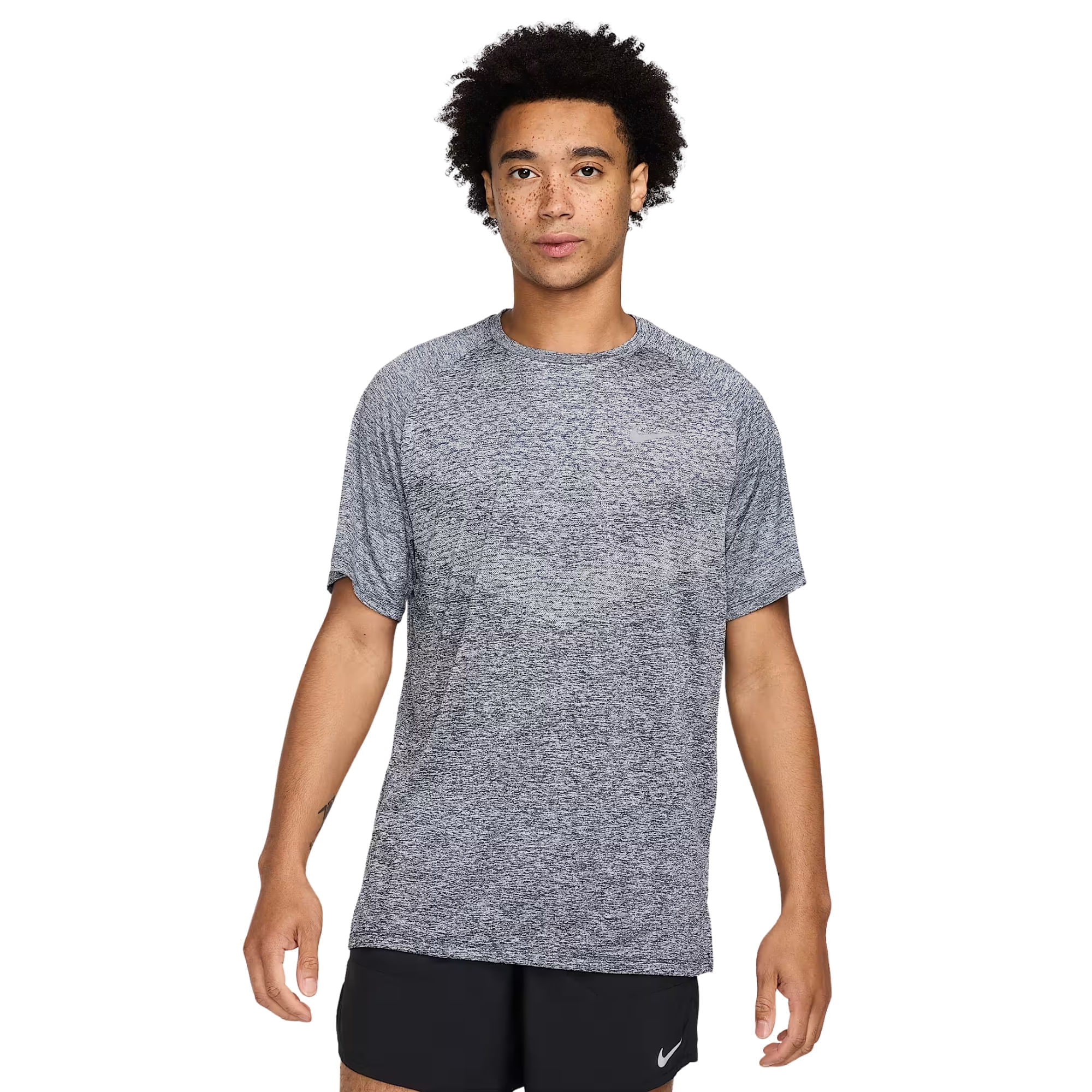 Camiseta Nike Stride Dri-Fit Adv Masculina - Azul Mesclado
