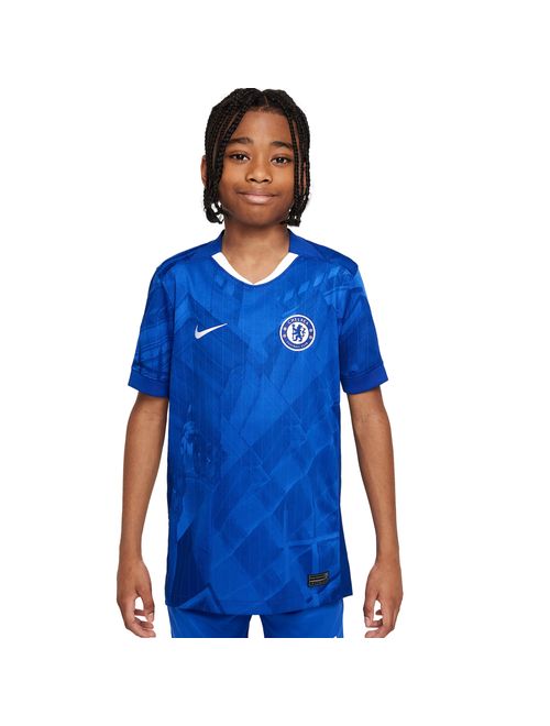 Camisa Chelsea I 25/26 Nike Stadium Infantil - Azul