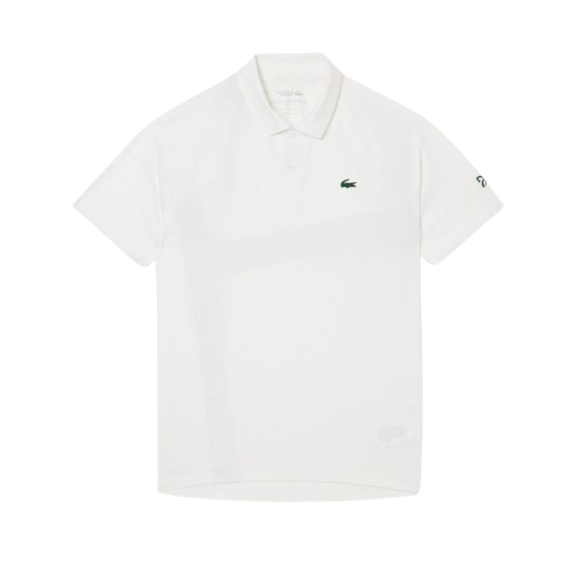 Camisa Polo Lacoste Tennis X Novak Djokovic On Court Slim Masculina - Branca