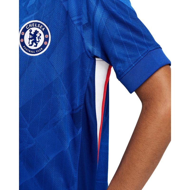 Camisa Chelsea I 25/26 Nike Stadium Infantil - Azul - Bayard