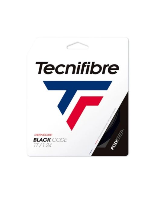 Corda Para Raquete Encor Tecnifibre Code 1.24 Unissex - Preta