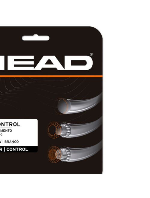 Corda Para Raquete Encor Head Rip Control 16 Unissex - Branca