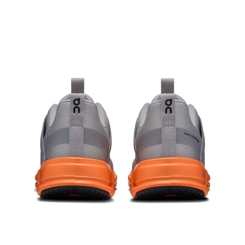 tenis-on-running-cloudswift-infantil-cinza-laranja