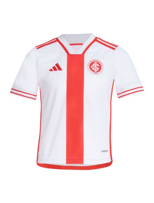 Camisa Internacional II 24 Adidas Infantil - Branca/Vermelha