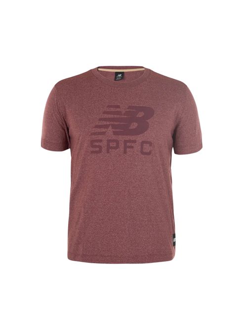 Camiseta São Paulo 25/26 New Balance Concentração Masculina - Bordô