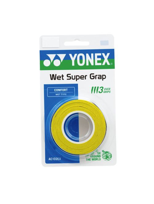 Overgrip Yonex Super Grap 3 Unidades - Amarelo