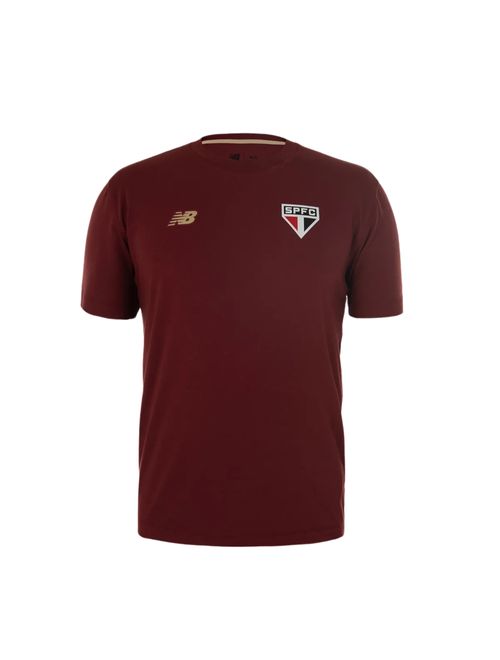 Camisa São Paulo 25/26 New Balance Viagem Masculina - Bordô