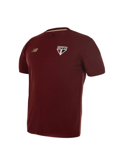 Camisa São Paulo 25/26 New Balance Viagem Masculina - Bordô
