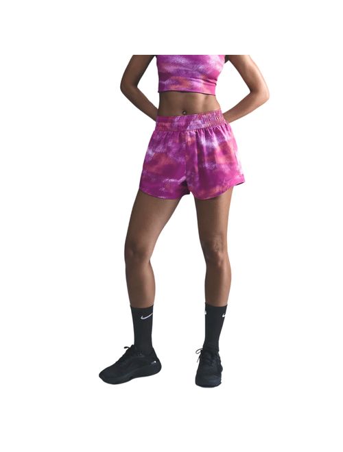 Shorts Nike One Df Hr 3In Feminino - Roxo