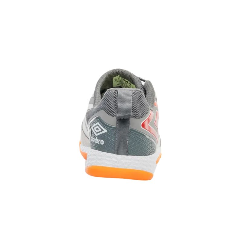chuteira-futsal-umbro-pro-5-bump-masculina-grafite-laranja