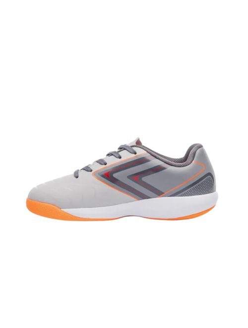 Chuteira Futsal Umbro Pro 5 Infantil - Grafite/Laranja
