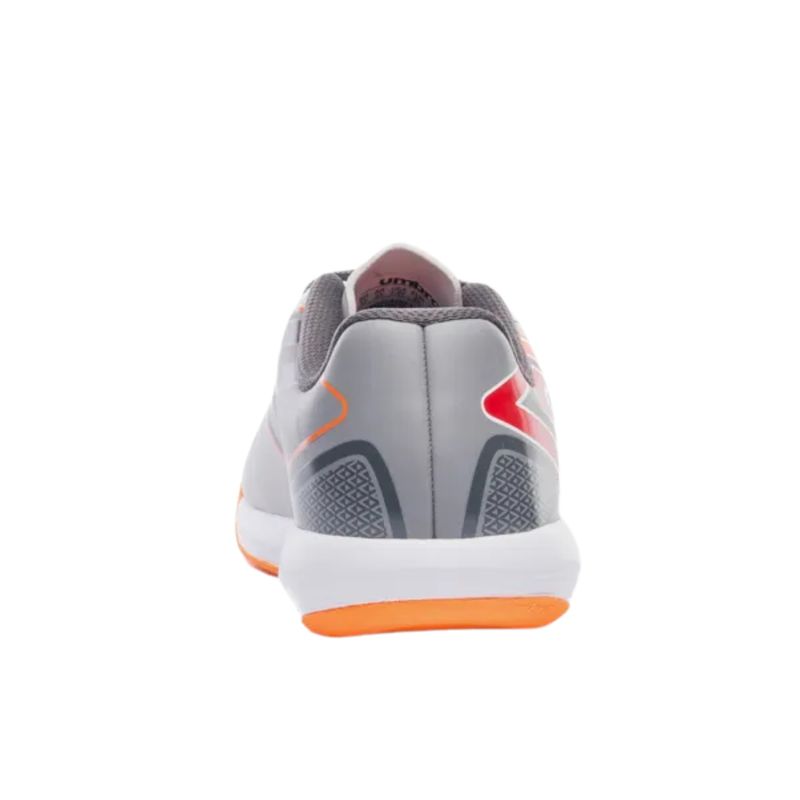 chuteira-futsal-umbro-pro-5-infantil-grafite-laranja