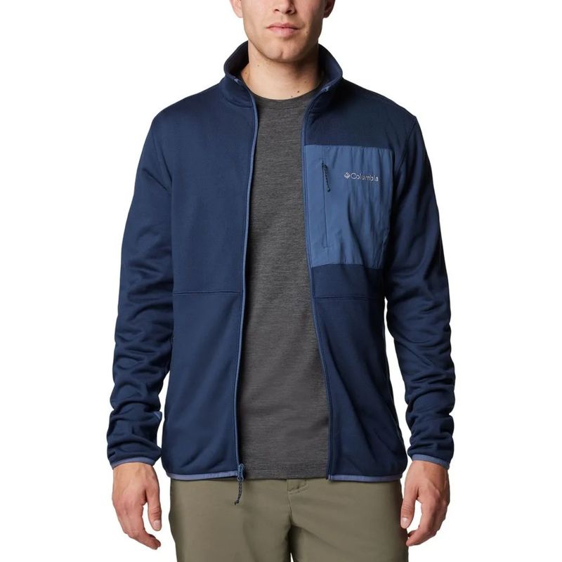 jaqueta-columbia-fleece-hike-full-zip-masculina-azul-marinho