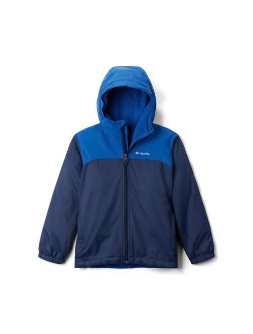 Jaqueta Com Capuz Columbia Glennaker II Sherpa Lined Infantil - Azul Marinho