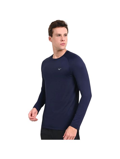 Camiseta Manga Longa Mizuno Pro Uv Masculina - Marinho