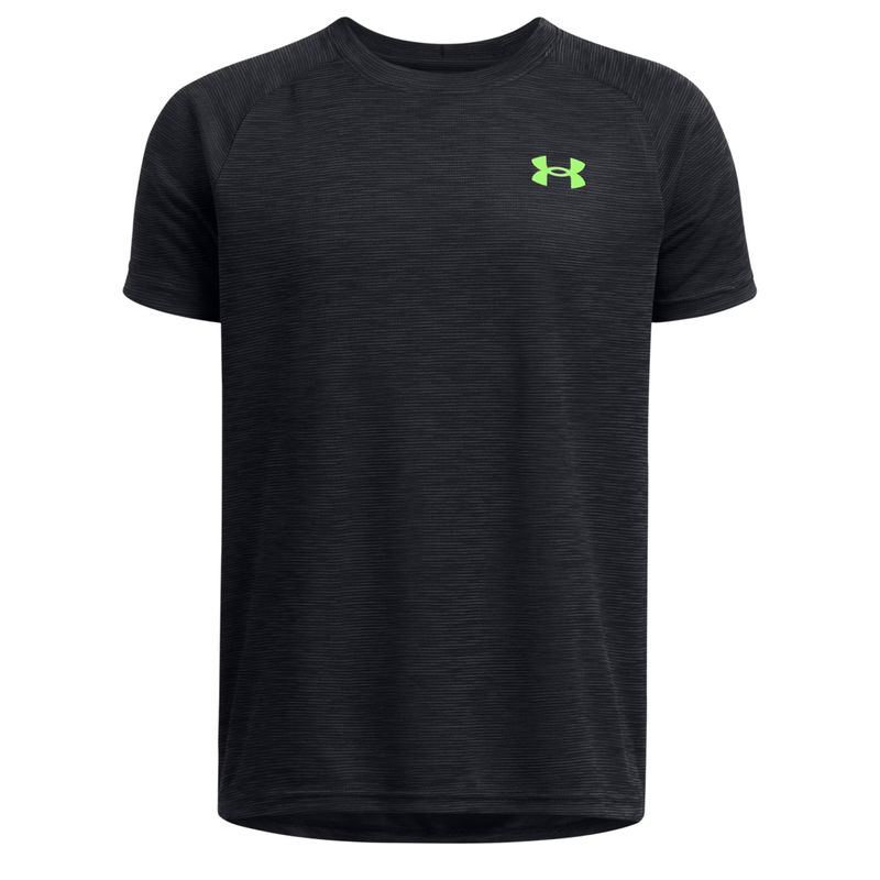 camiseta-under-armour-tech-textured-infantil-preta