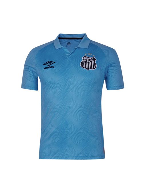Camisa Polo Santos 25/26 Umbro Edição Especial Neymar Jr. Masculina - Azul