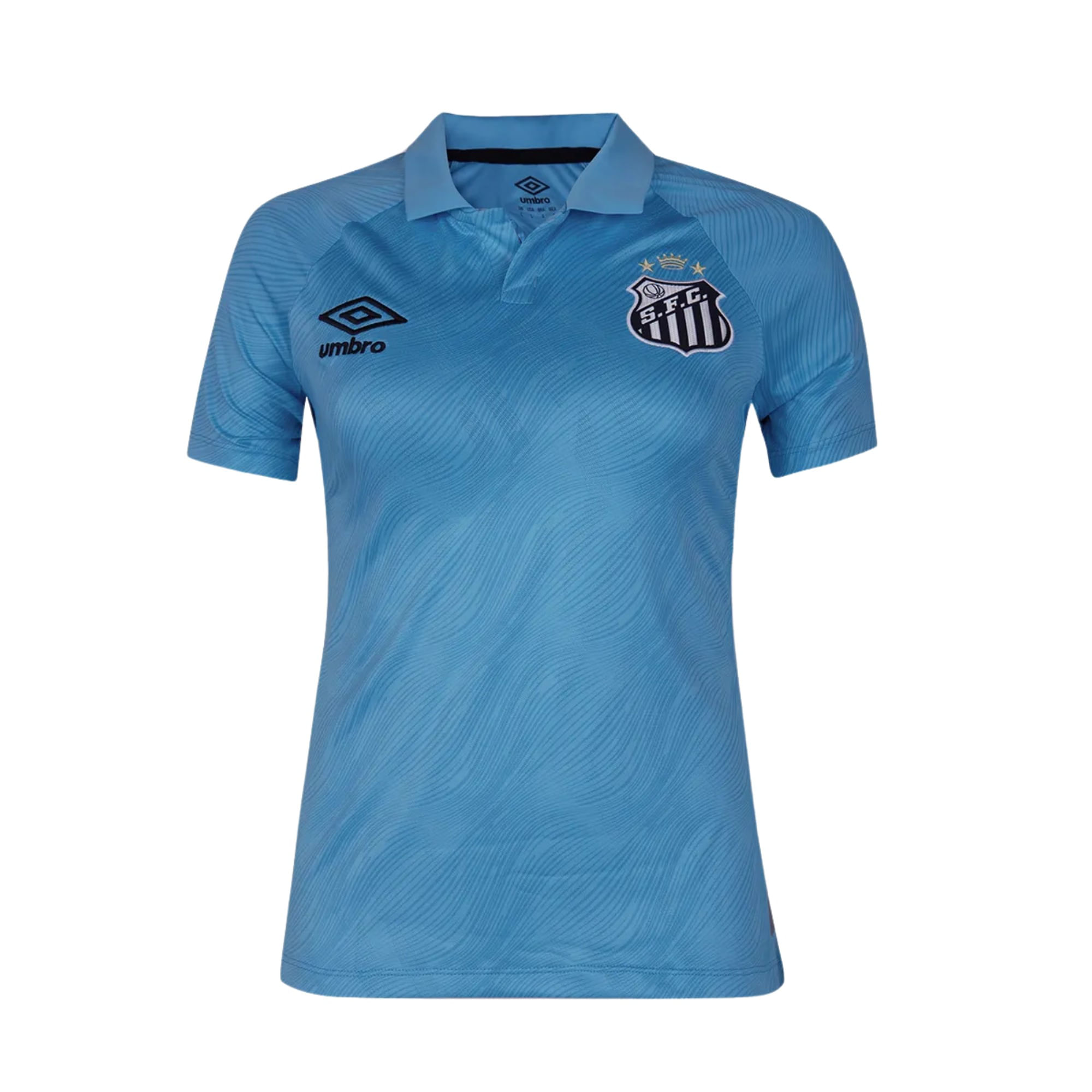 Camisa Polo Santos 25/26 Umbro Torcedora Edição Especial Feminina - Azul