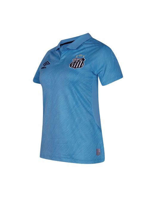 Camisa Polo Santos 25/26 Umbro Torcedora Edição Especial Feminina - Azul