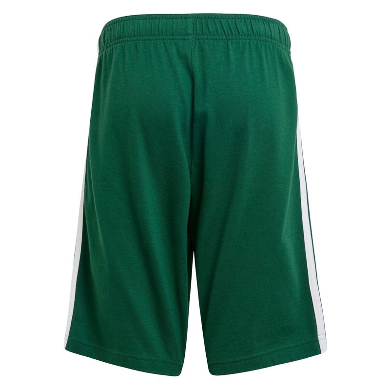 shorts-adidas-3-stripes-malha-infantil-verde