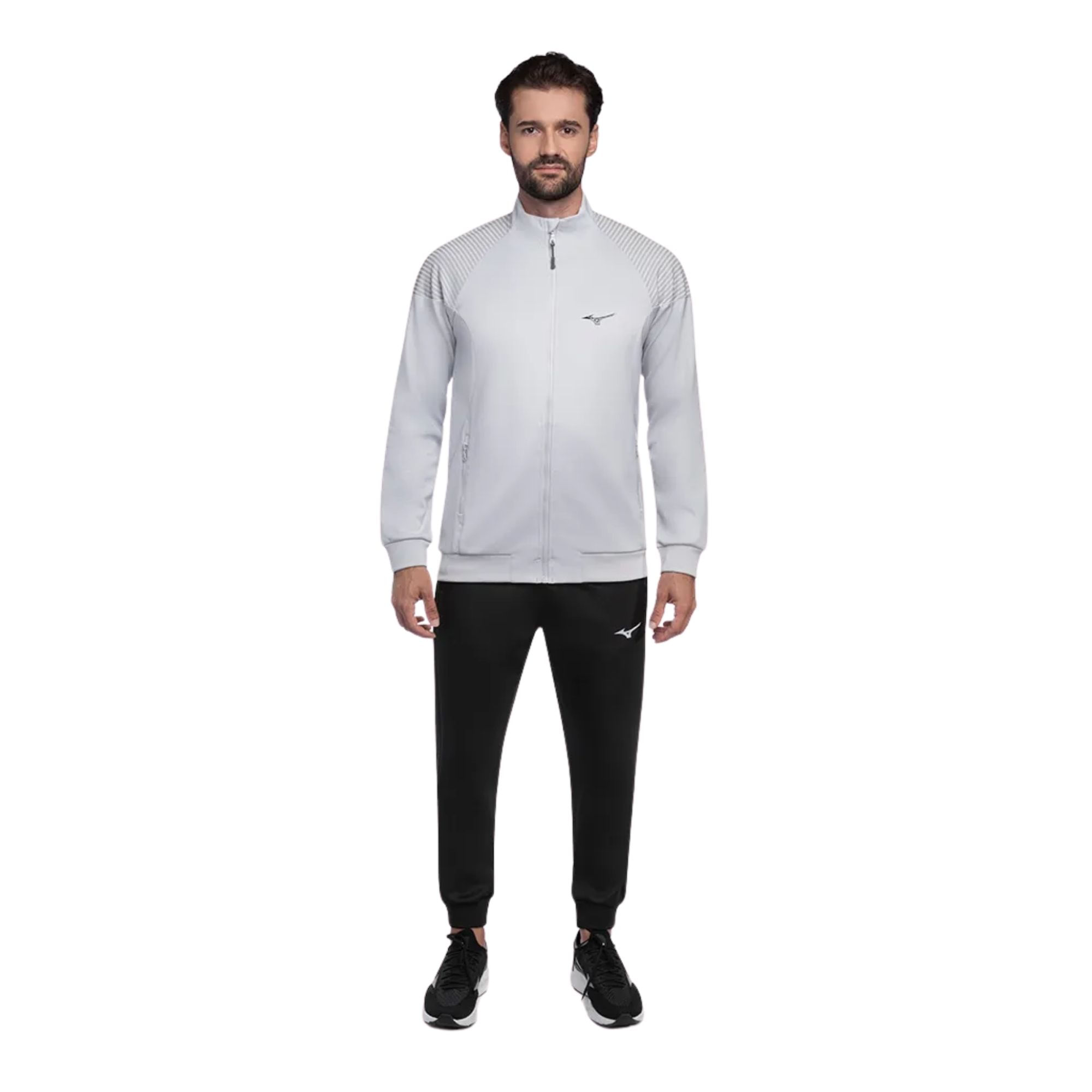 Agasalho Mizuno Soul Fit Masculino - Cinza Claro