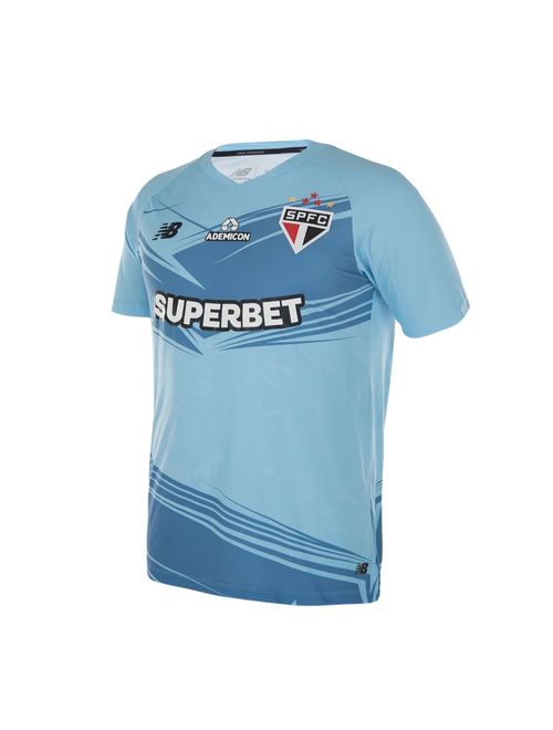 Camisa São Paulo I 25/26 New Balance Goleiro Masculina - Azul